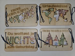 Geldgeschenk Verpackungen