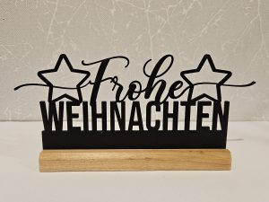Aufsteller - Schriftzug